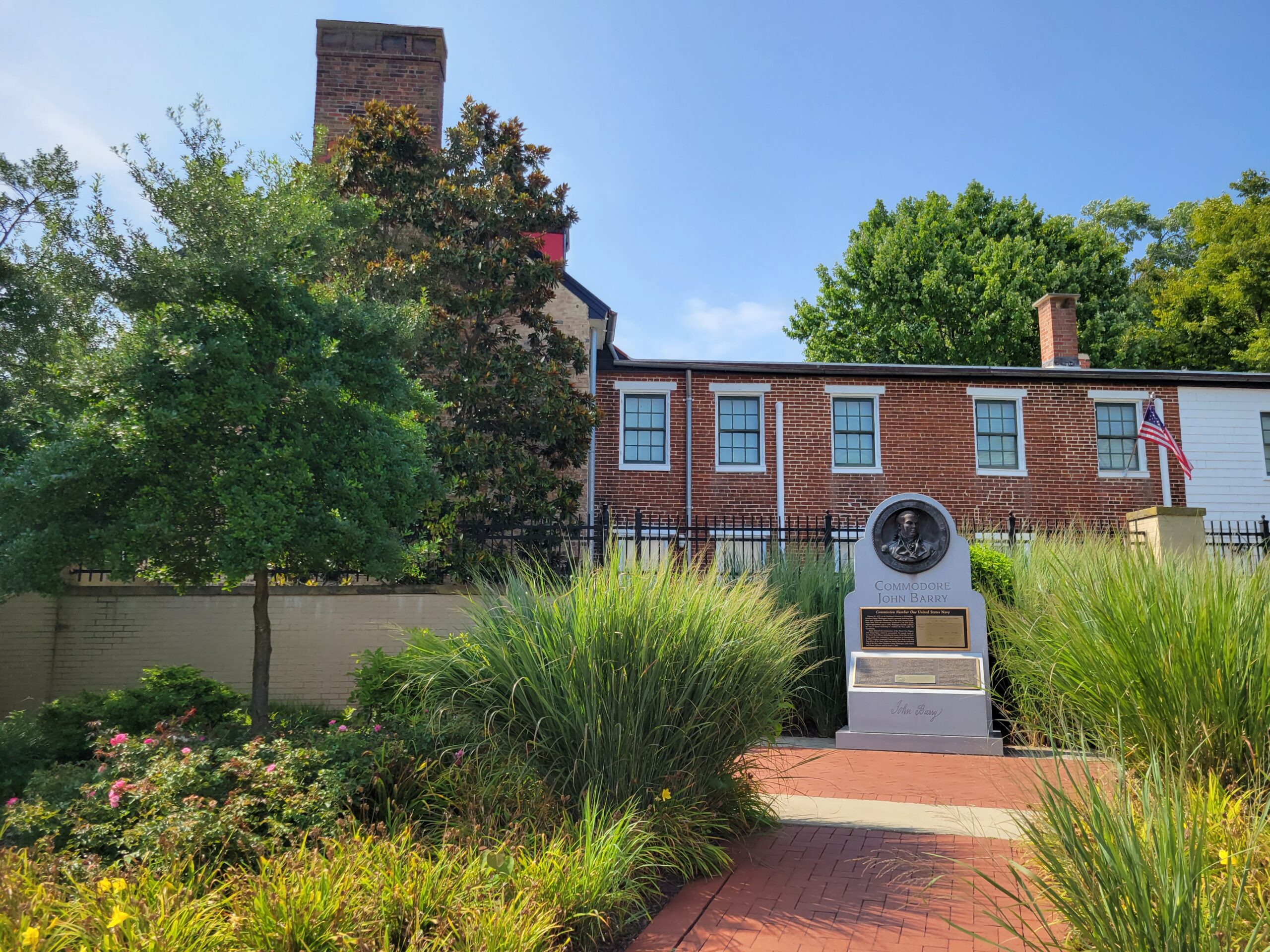 John Barry was born in 1745 in Wexford, Ireland, a southeastern coastal county.  His family was forced out of Ireland.  An immigrant of great accomplishments, he was a top naval officer during the American Revolution.  He was highly respected for the way he treated prisoners, his overall integrity and discipline, earning the trust of other officers and the Continental Congress.  As a teenager John already had talented navigation and leader-ship skills and quickly became popular within the merchant service prior to settling in Philadelphia. During the beginning of the Revolutionary War he received a captain’s commission in 1776.  John Barry commanded, captured or destroyed many British ships, led both marine and naval operations, even fought through with severe wounds.   By the time the Revolution ended, John became very important in the establishing of the permanent U.S. Navy.  John Barry was selected by President George Washington  in 1794 to be the first commissioned officer of the new service, placing John at the forefront of training officers, in charge of fleet operations preparations and writing regulations.  John Barry commanded the frigate (a fast and versatile medium sized vessel) of United States during the Quasi-War with France, he helped protect American commerce, and crafted the groundwork for professional naval tradition.   John Barry is recognized as the “Father of the American Navy,” through all his accomplishments and respects.   John Barry passed in 1803.